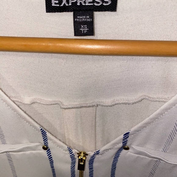 Express stripped zipper tank - Picture 3 of 3